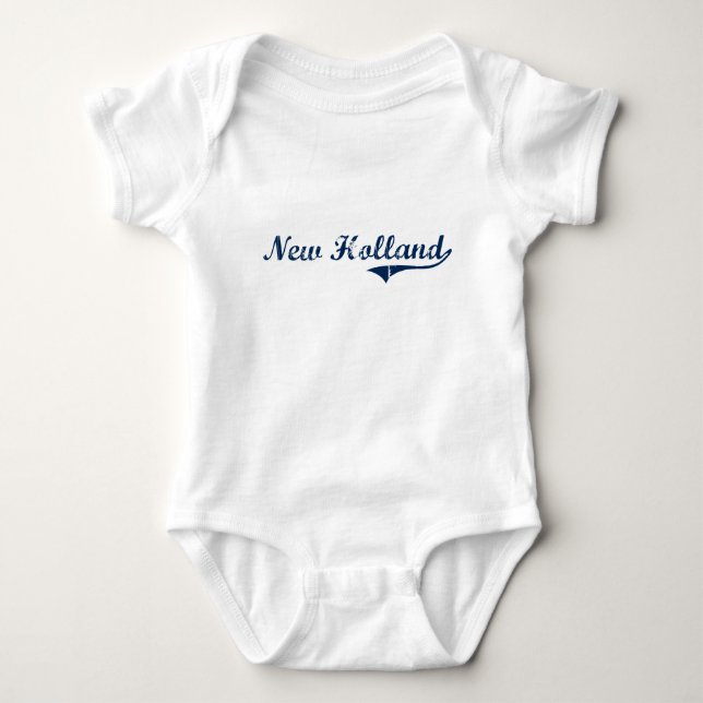 New Holland Pennsylvania Classic Design Baby Bodysuit (Front)