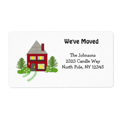 New Home Address Label