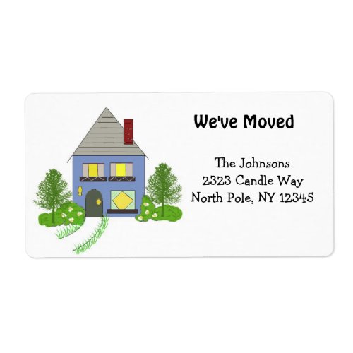 New Home Address Label