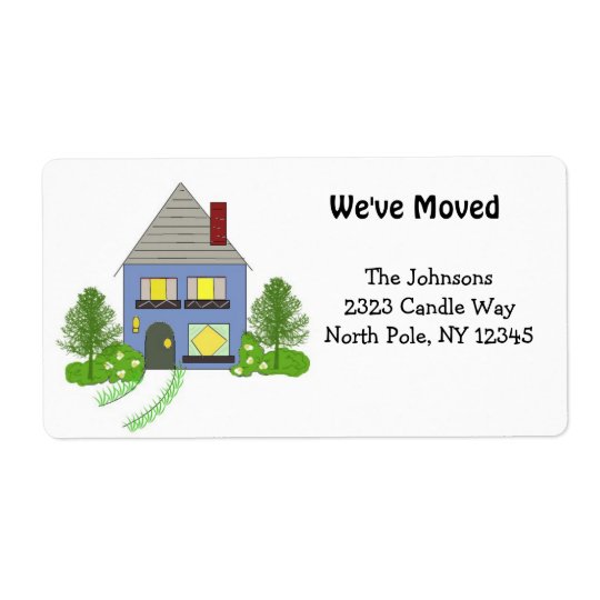 New Home Address Label | Zazzle