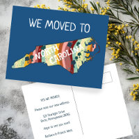NEW HOME ADDRESS North Carolina State Map