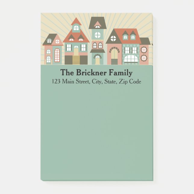 New Home Address Personalized Notepads (Front)