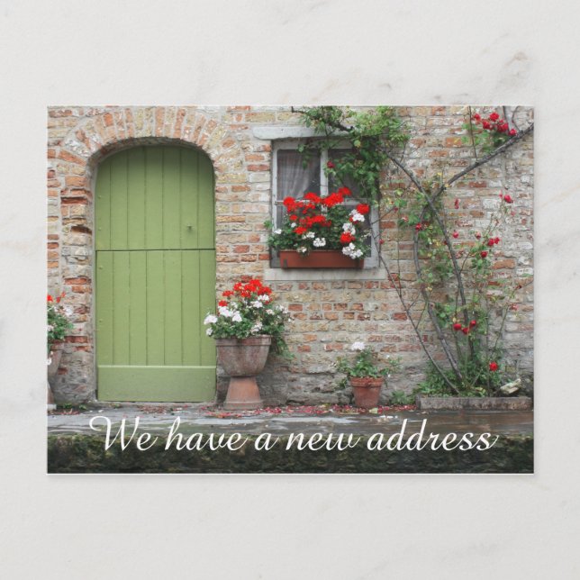 New Home Address We've Moved Postcards (Front)