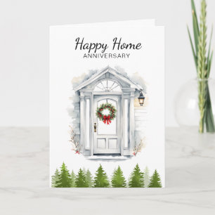 New Home Anniversary Card Real Estate Agent