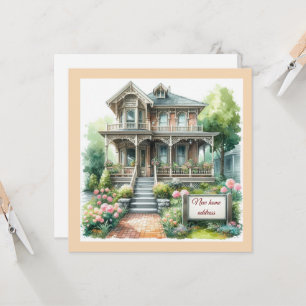 New Home Announcement Flat Card