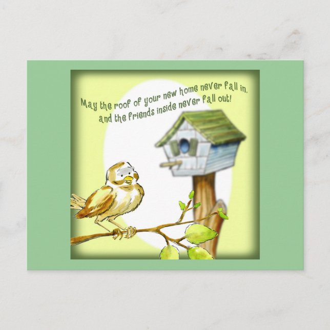 New Home Announcement Postcard (Front)