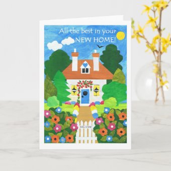 New Home Best Wishes Card | Zazzle