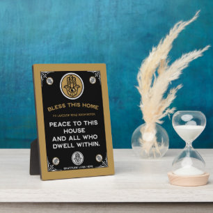New Home Blessing Plaque