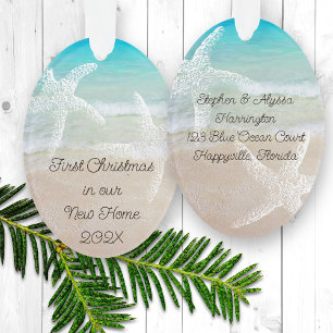 New Home by the Sea First Christmas Ornament