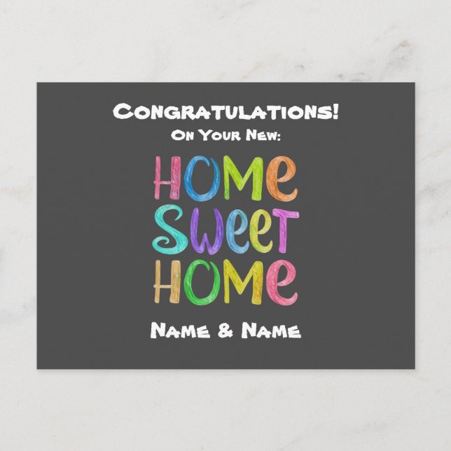 New Home Card (Front)