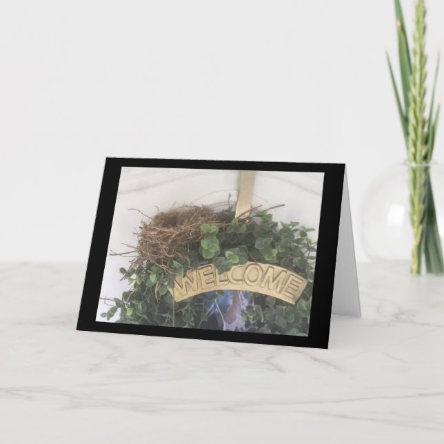 New home card (Front)