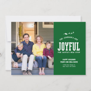New Home Christmas Photo Card Moving Announcement