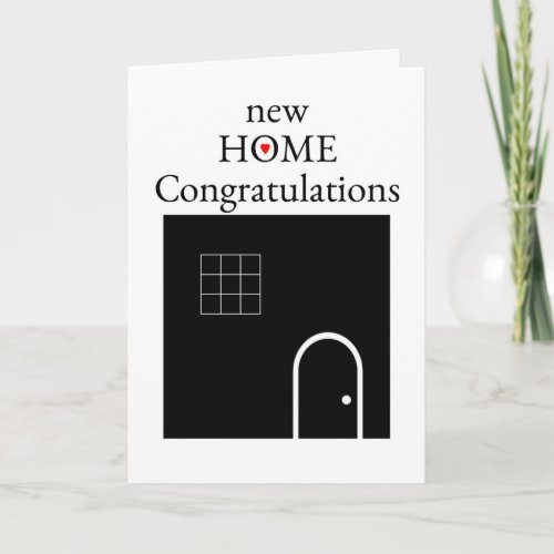 New Home Congratulations Card