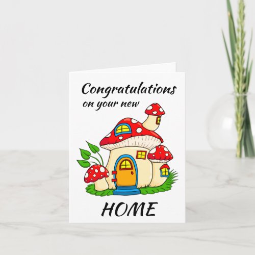 New Home Congratulations Greeting Card