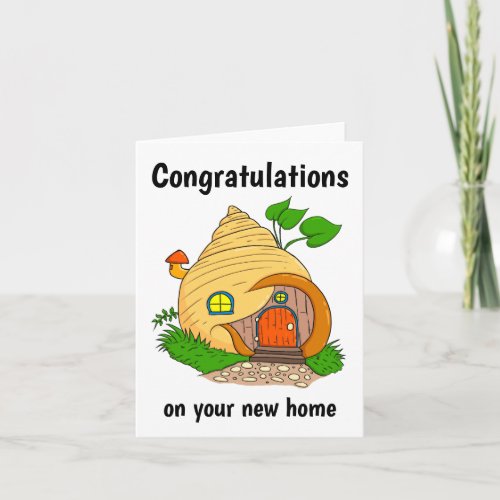 New Home Congratulations Greeting Card