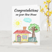 New Home Congratulations Greeting Card | Zazzle