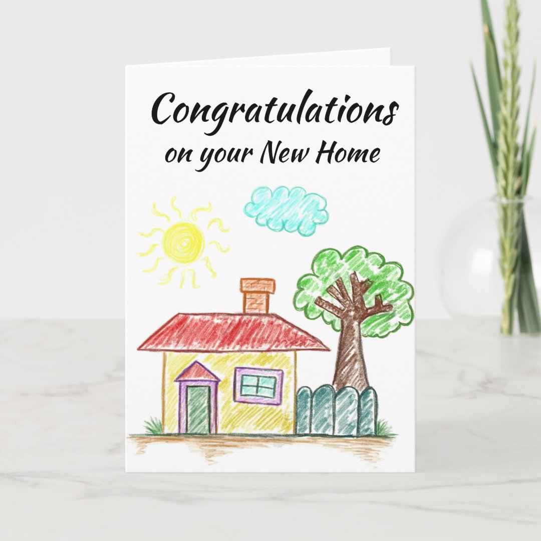 New Home Congratulations Greeting Card | Zazzle