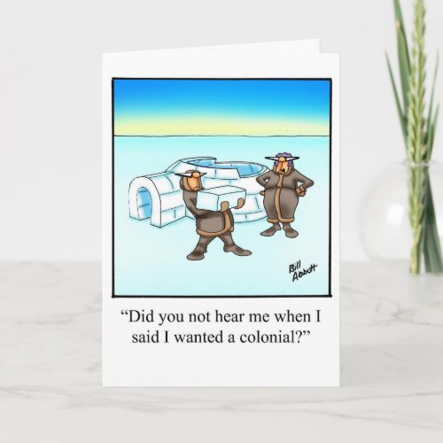 New Home Congratulatios Humor Card