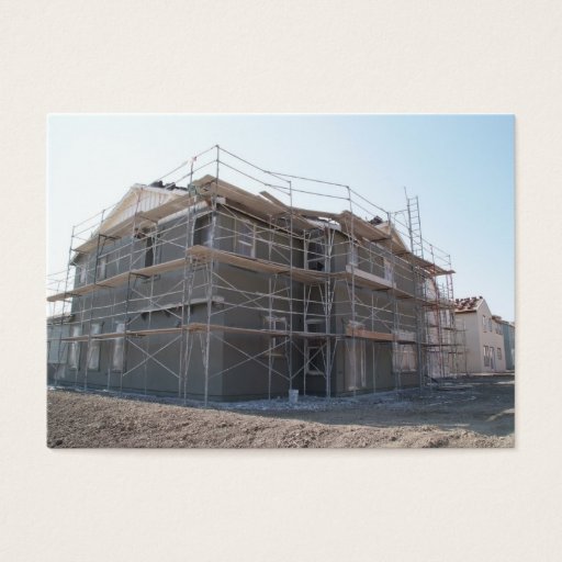Customizable New Home Construction Business Cards