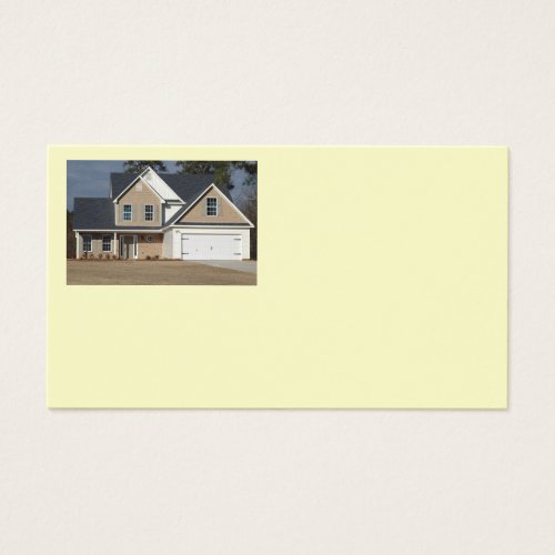 New Home Construction Business Cards