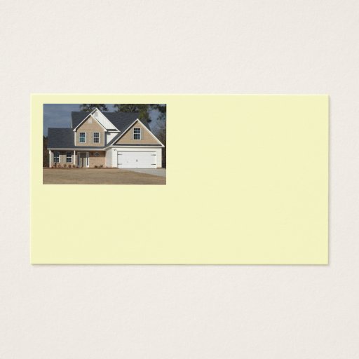 Customizable New Home Construction Business Cards