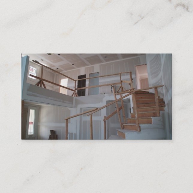 New Home Construction Business Card (Front)