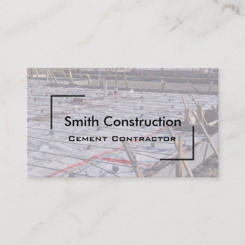 New Home Construction Business Card