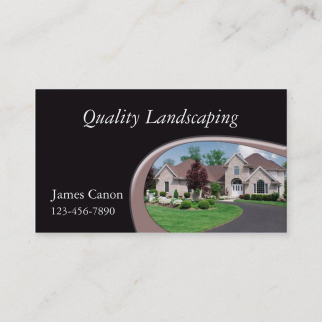 New Home Construction Business Card (Front)