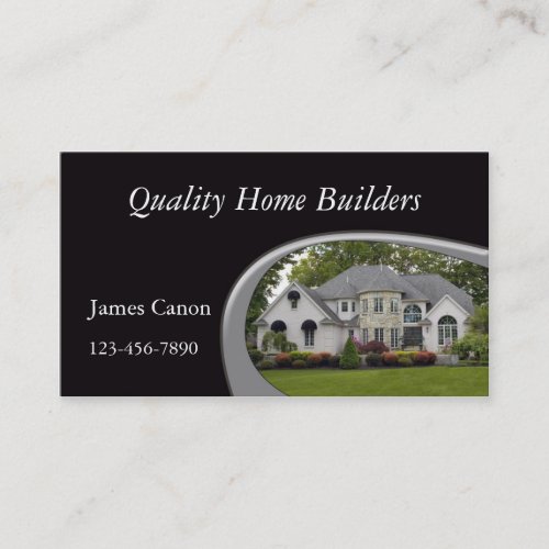 New Home Construction Business Cards