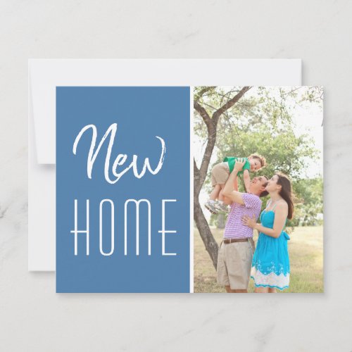 New Home Custom Photo Change of Address Announcement