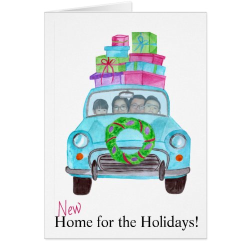 New Home customizable photo card