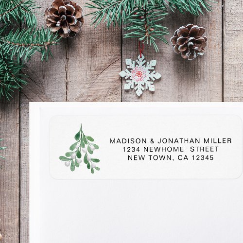 New Home Festive Return Address  Label