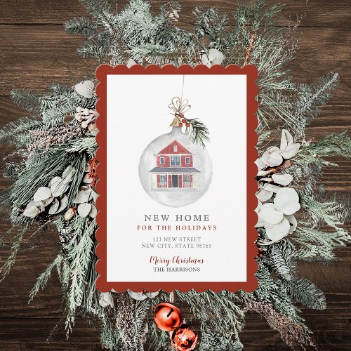 New Home For Christmas  Holiday Card