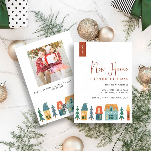 New Home For Holidays Card