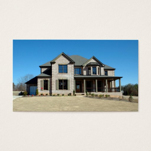 Customizable new home for sale business card