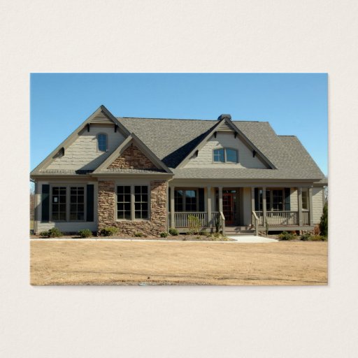 Customizable new home for sale business cards