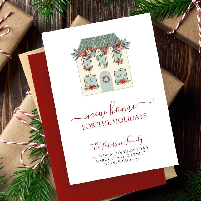 New home for the holiday Christmas moving Announcement (Creator Uploaded)