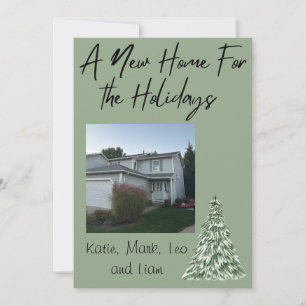 New Home For the Holidays Card