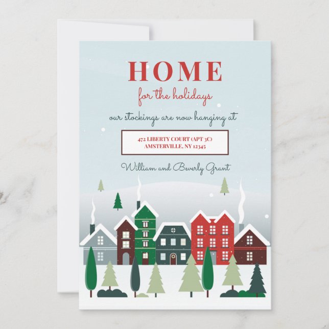 New Home for the Holidays Card (Front)