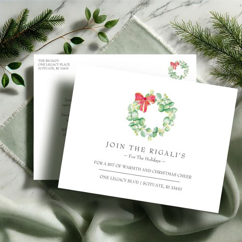 New Home For The Holidays Christmas Invitations