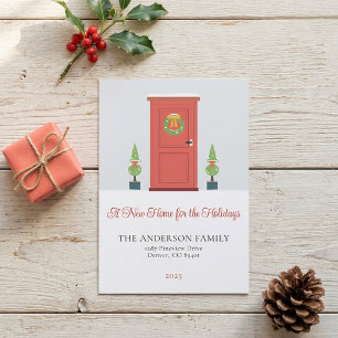 New Home for the Holidays Moving Announcement