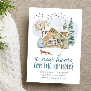 New Home for the Holidays Moving Announcement