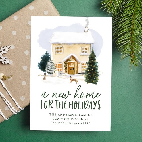 New Home for the Holidays Moving Announcement