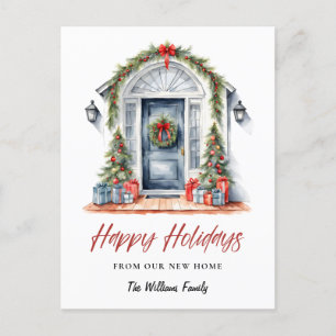 New Home For the Holidays Photo Christmas Holiday Postcard