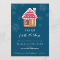 New home for the Holidays Virtual Housewarming Par Invitation