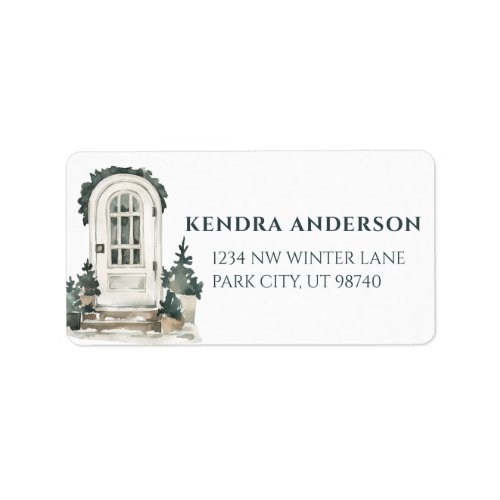 New Home   Front Door  Address Label