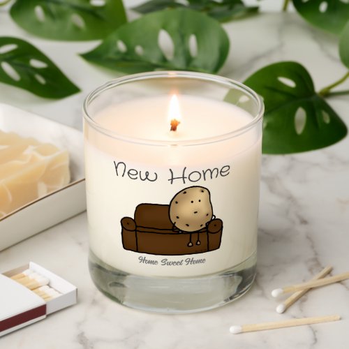 New Home funny potato message Scented Candle