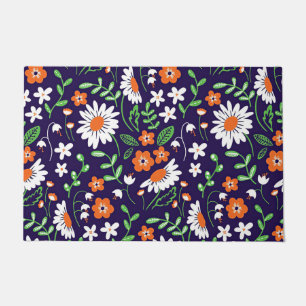 New Home Gift Simple Flowers Doormat