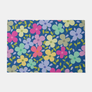 New Home Gift Spring Floral Seamless Doormat