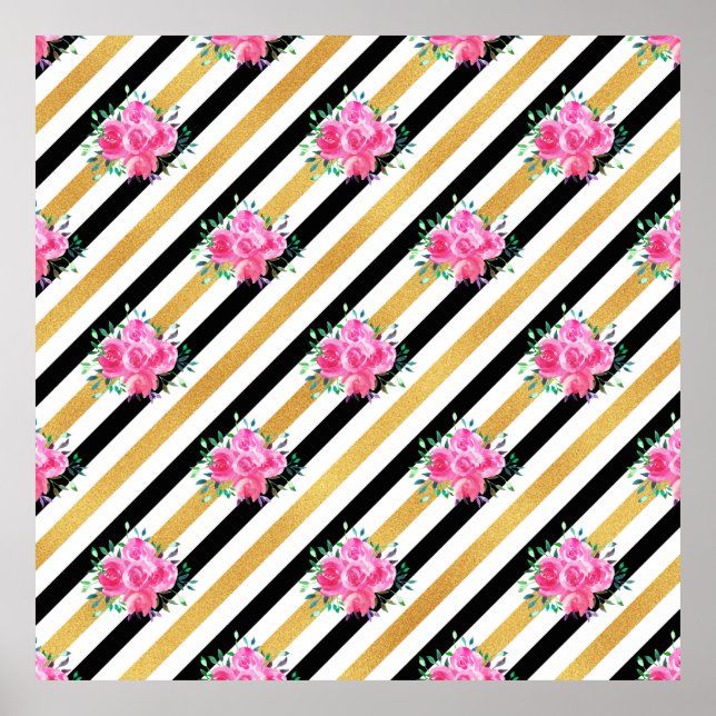 New Home Gift Tropical Floral Arts Poster (Front)